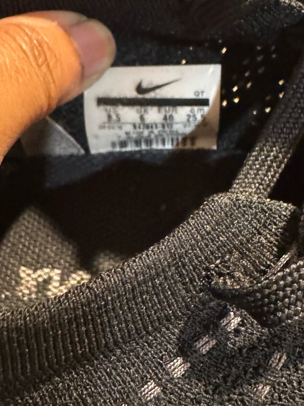 Nike Men’s Black Perforated Crewneck Pullover